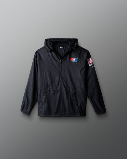 USA Wrestling Motion Youth Windbreaker - Black