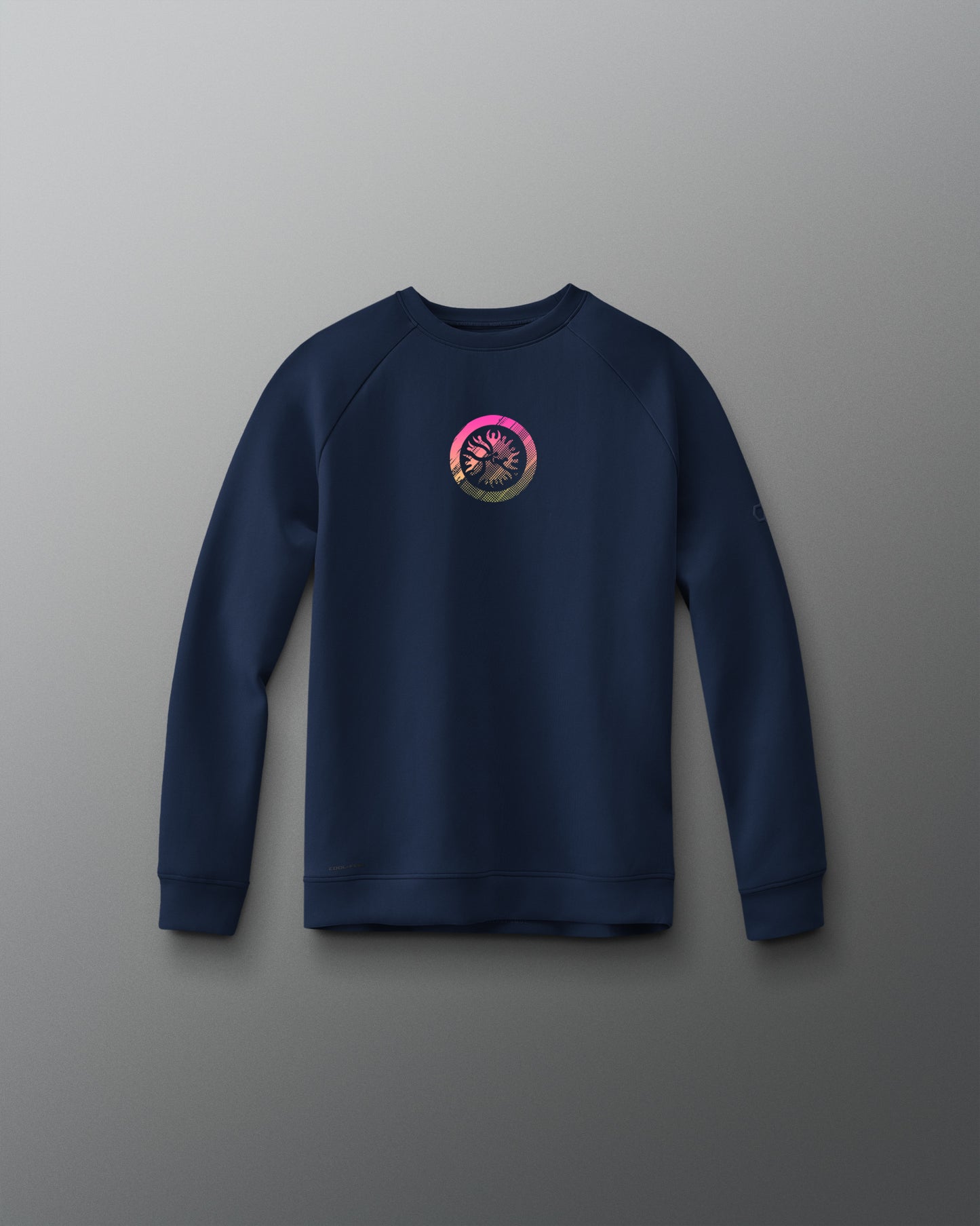 UWW Abstract Emblem Youth Cool-Feel Crewneck