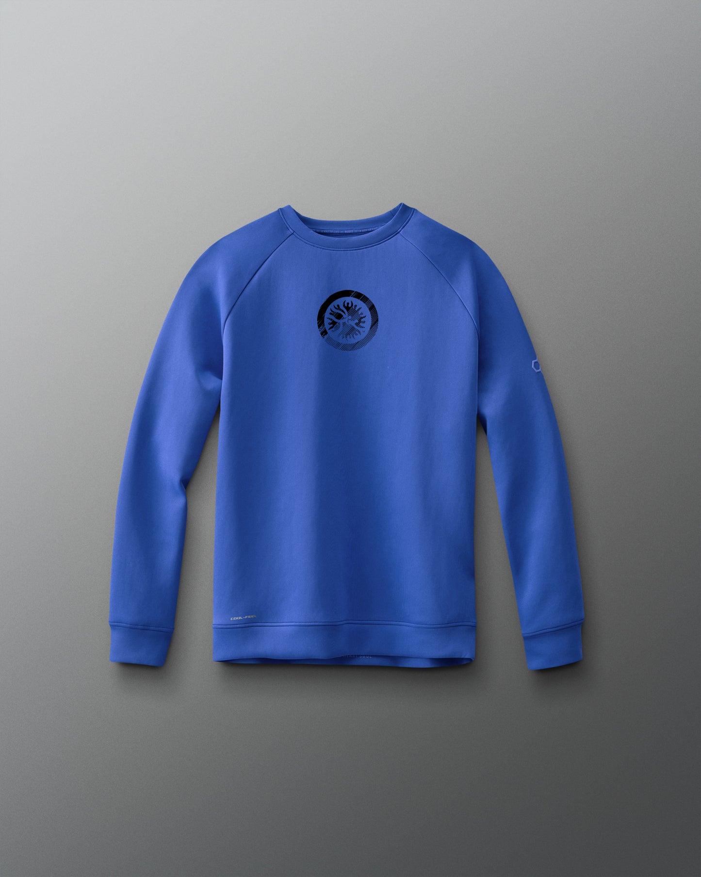 UWW Abstract Emblem Youth Cool-Feel Crewneck