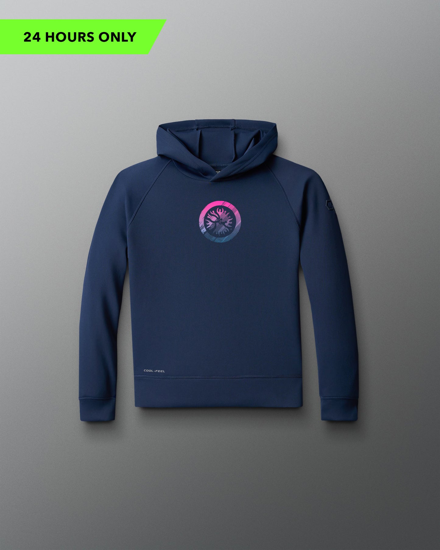 Sweat à capuche UWW Abstract Emblem pour jeunes, sensation de fraîcheur