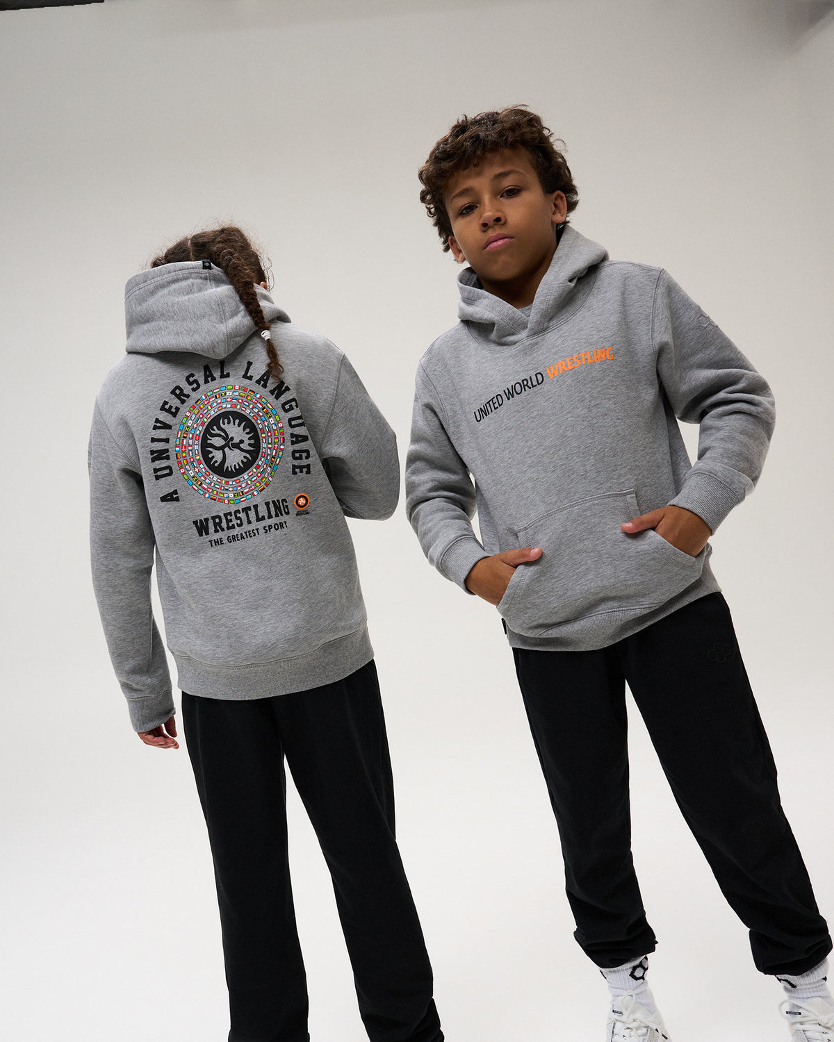 UWW Universal Language Youth Comfort Fleece Hoodie