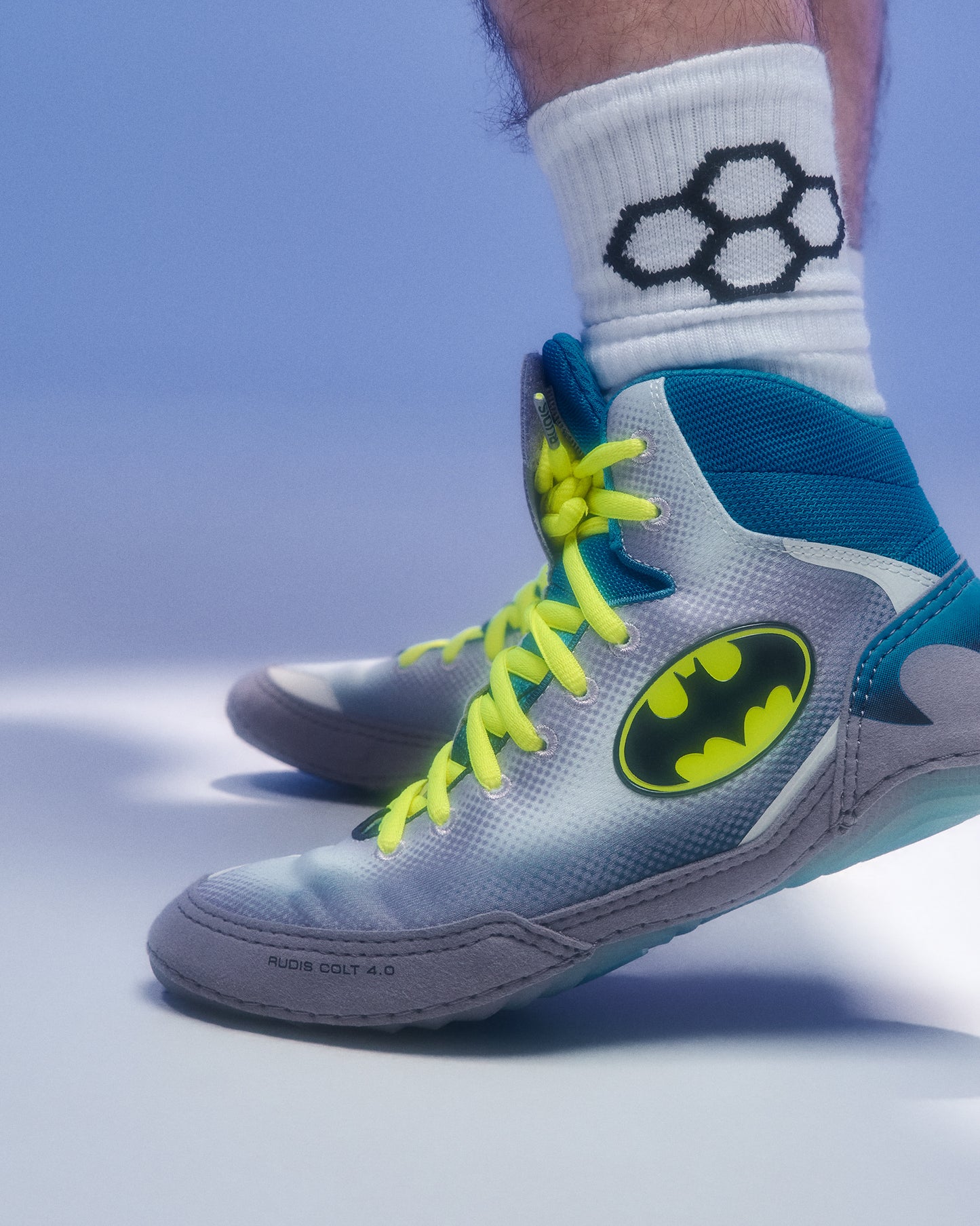 Batman Colt 4.0 Youth Wrestling Shoes - Gray