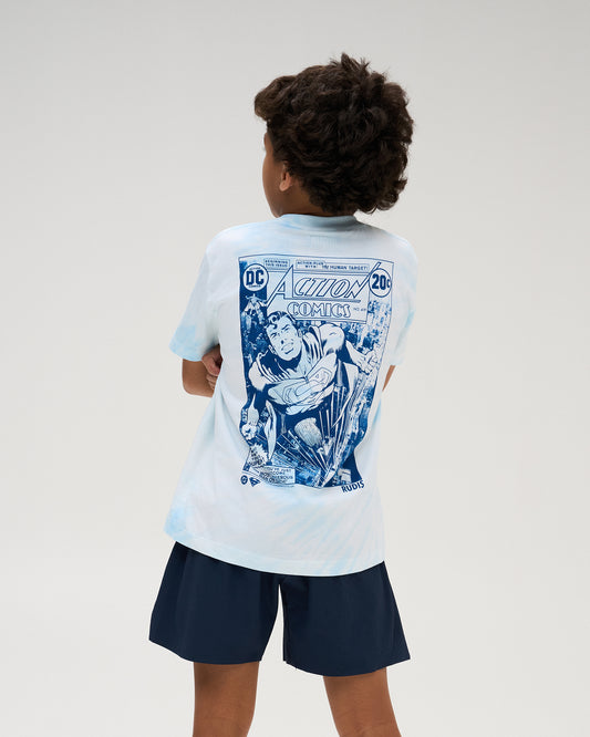 Superman Comic Youth Relaxed Cotton T-Shirt
