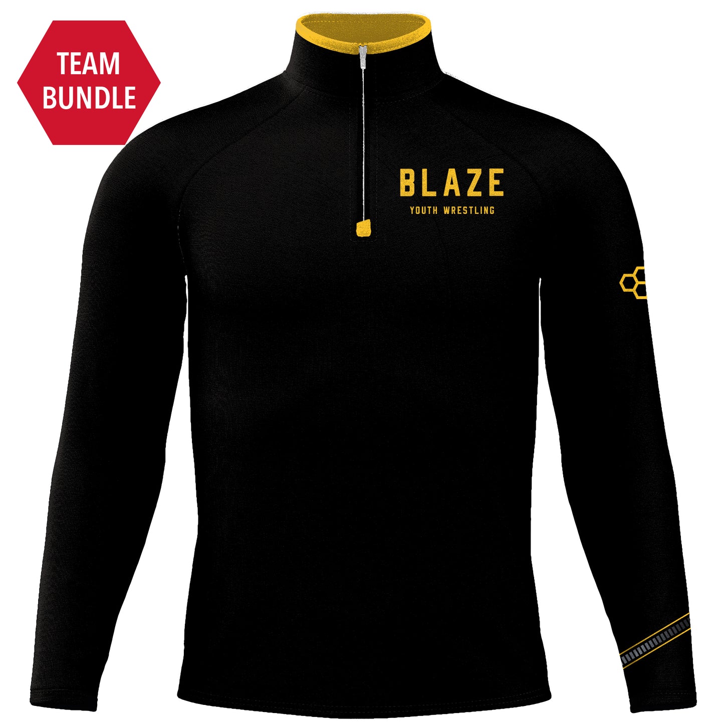 Elite Quarter Zip-Men's--Burnsville Blaze Team Store