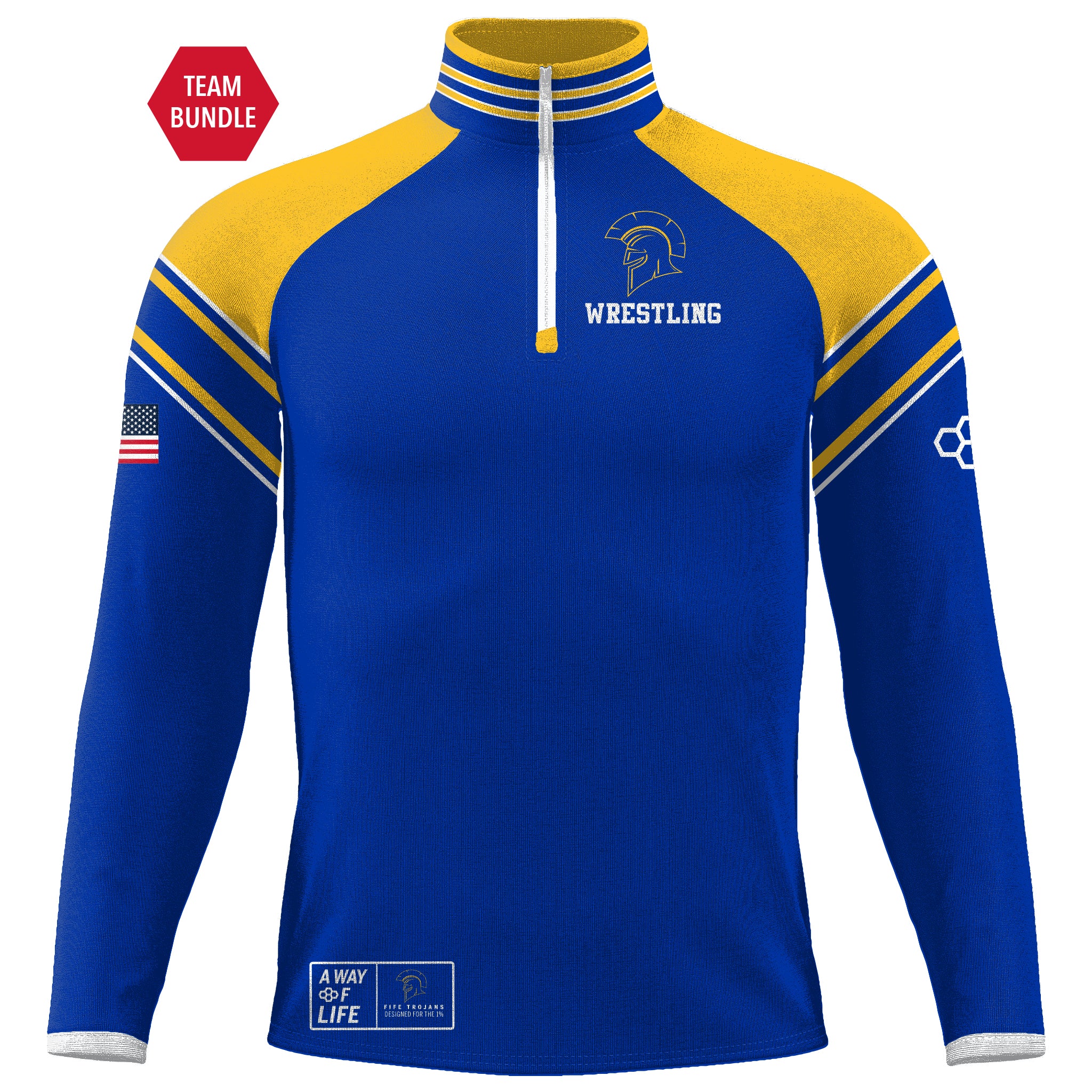 Elite Quarter ZipMen'sFife High School RUDIS