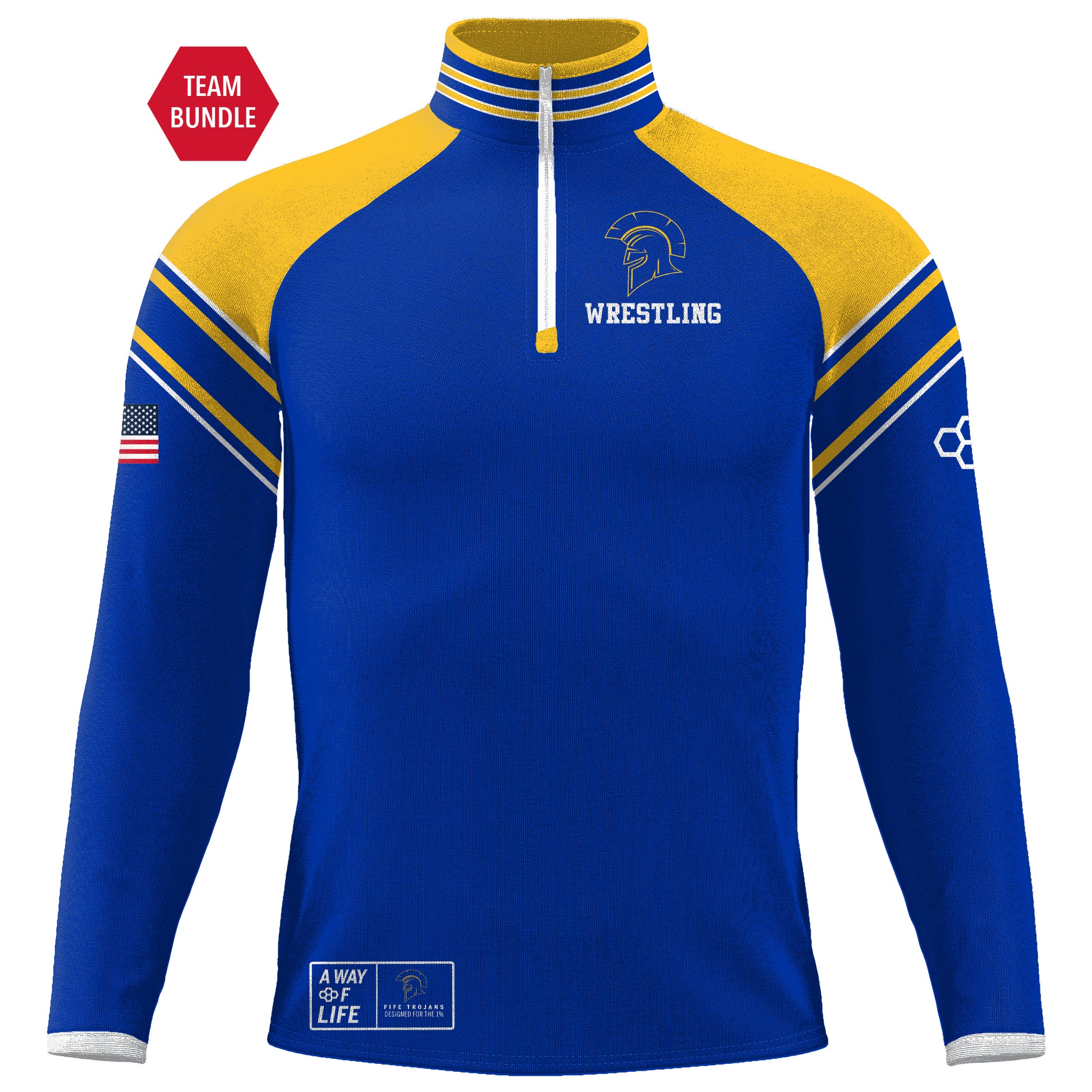 Elite Quarter ZipMen'sFife High School RUDIS