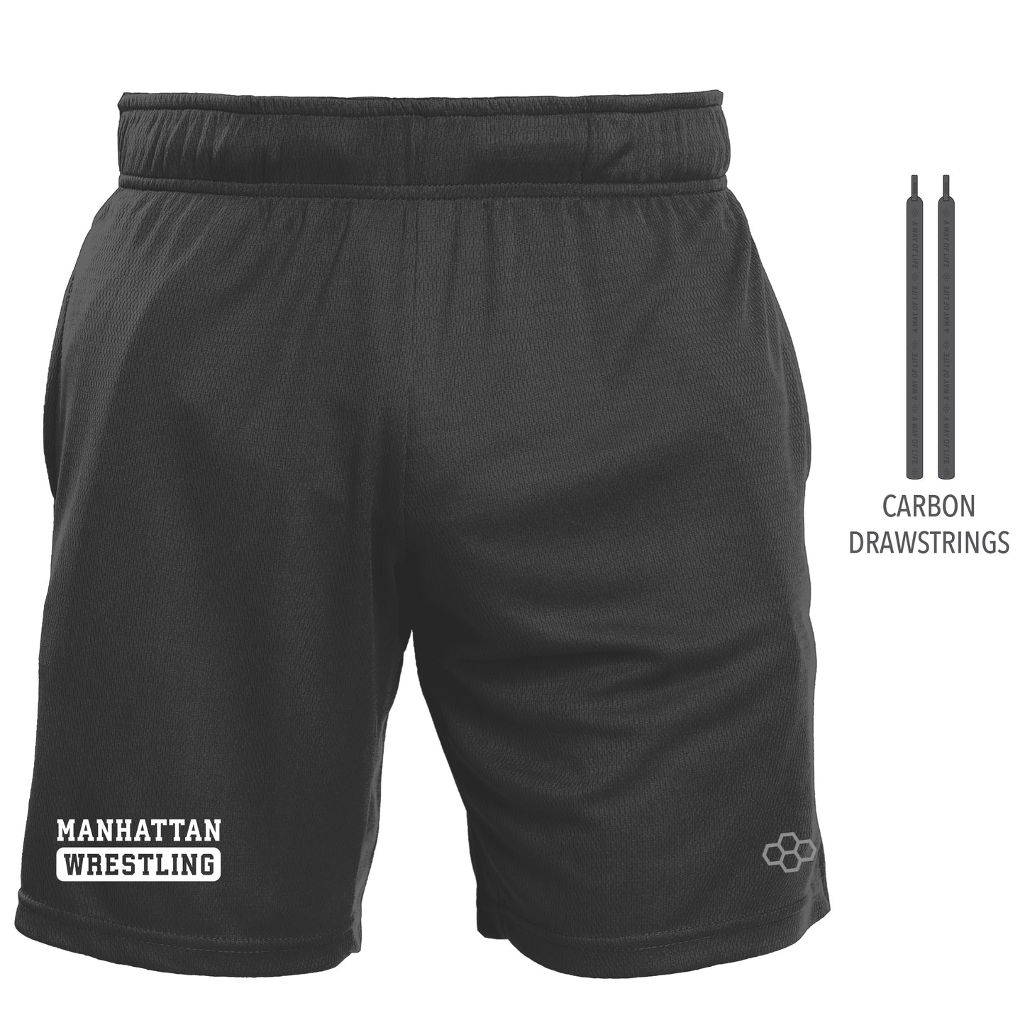 8" Mesh Shorts-Unisex--Manhattan