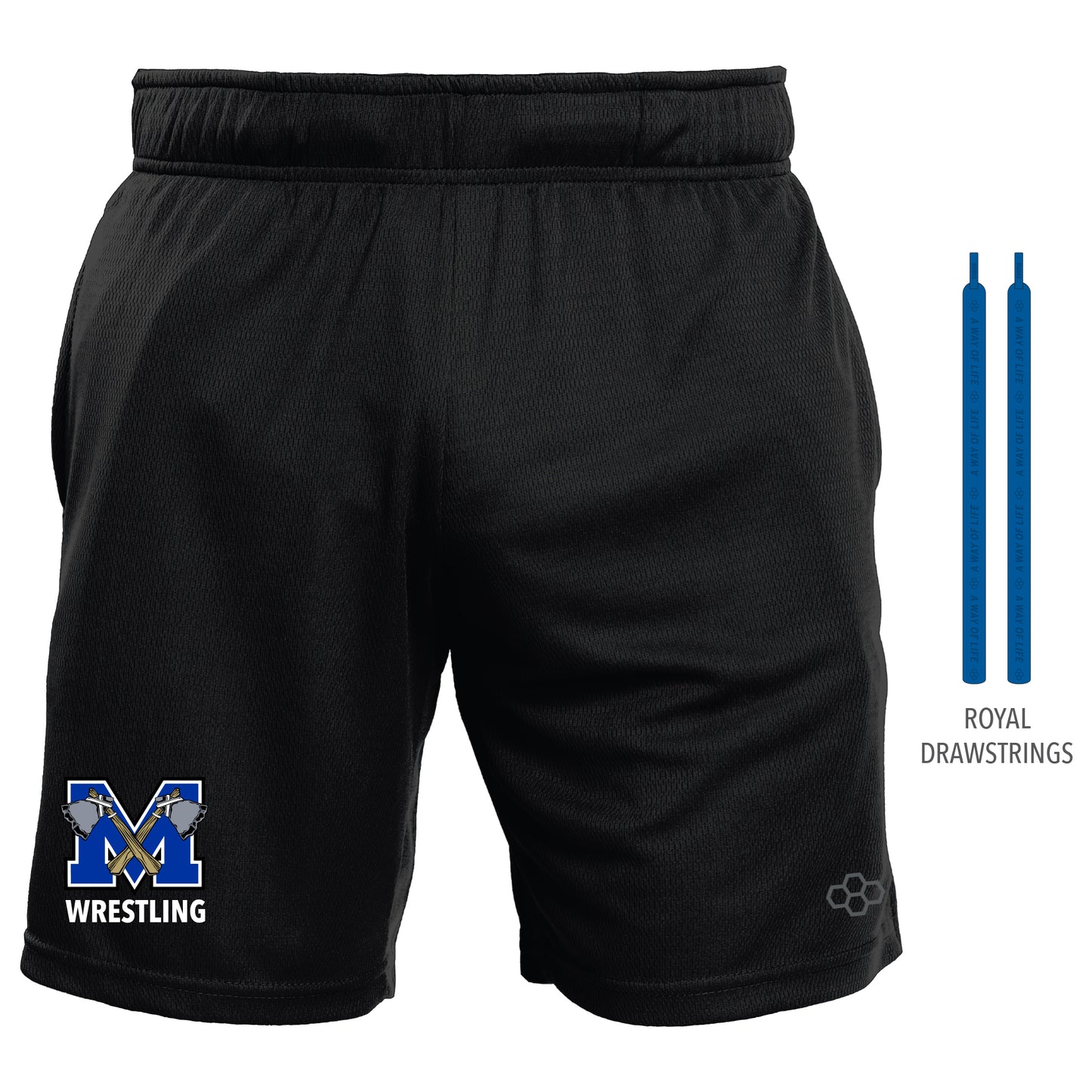 8" Mesh Shorts-Unisex--Merrimack HS