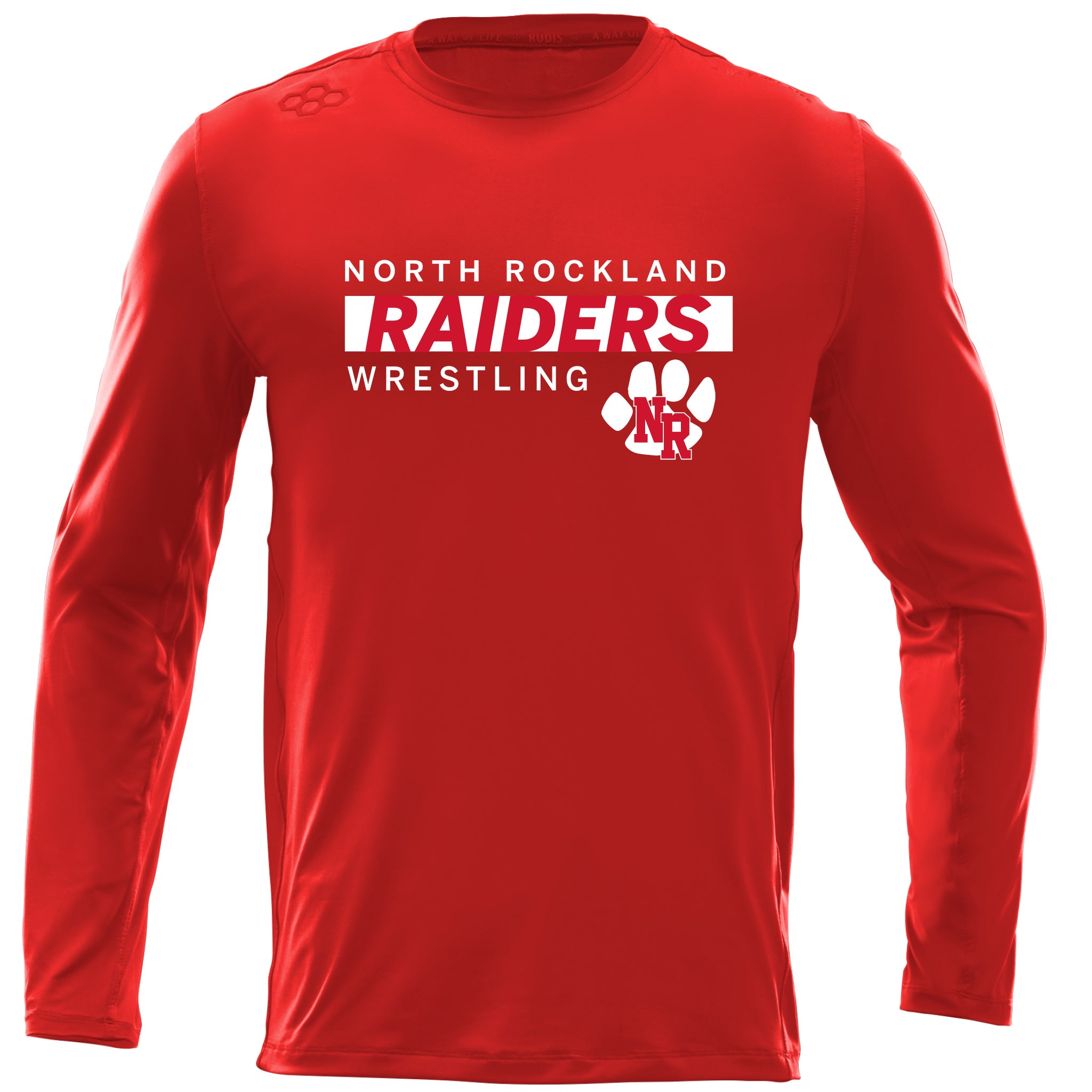 Performance LS TShirtUnisexNorth Rockland HS Team Store Red RUDIS