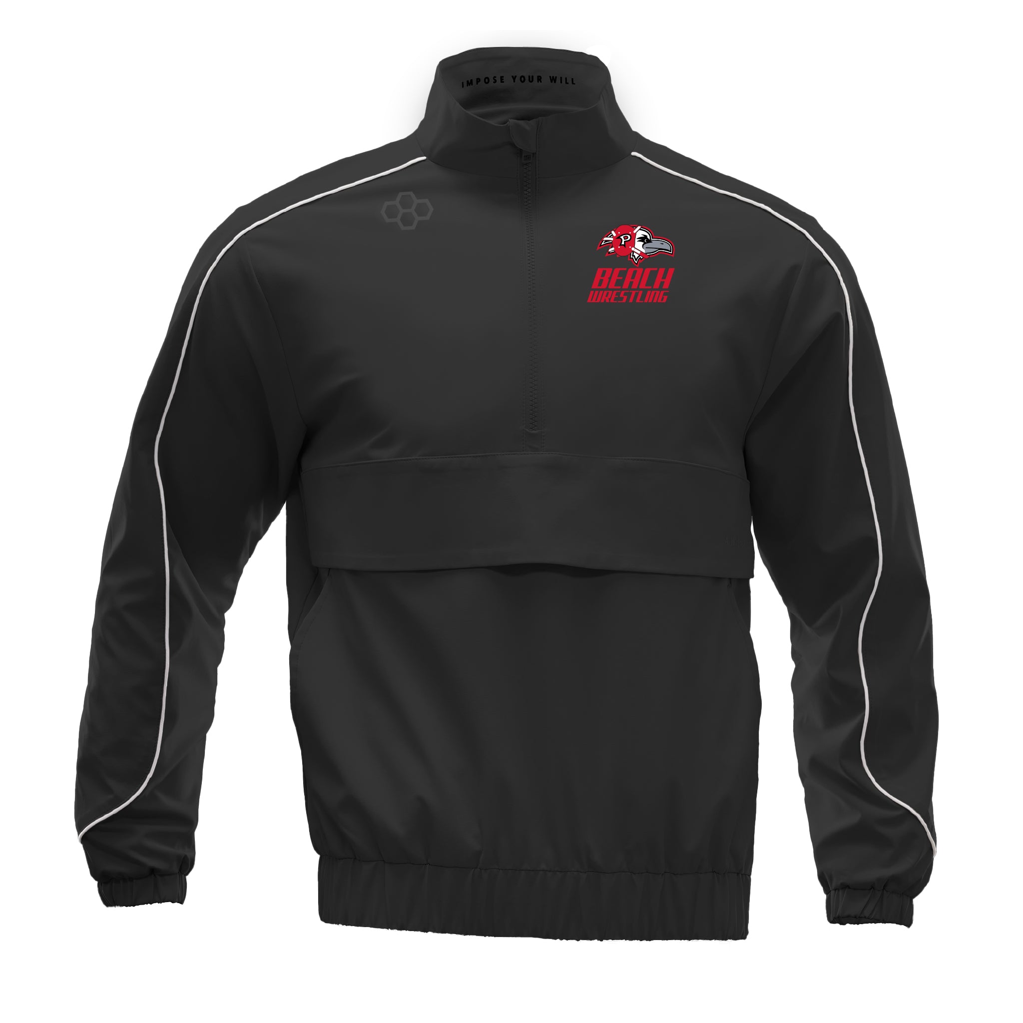 1/4 Zip WindbreakerUnisexPoint Pleasant Beach RUDIS