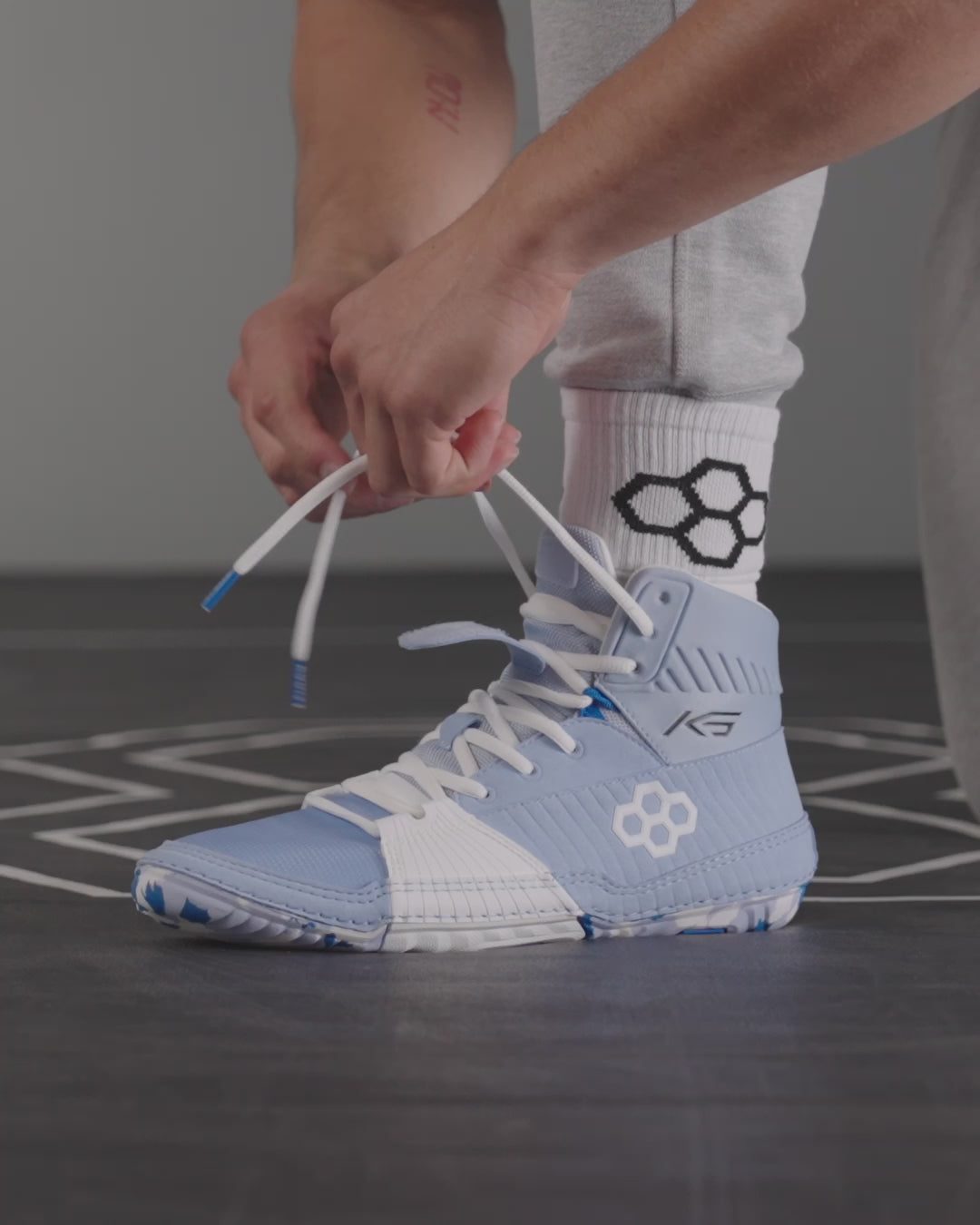RUDIS KS Power Adult Wrestling Shoes - Sky