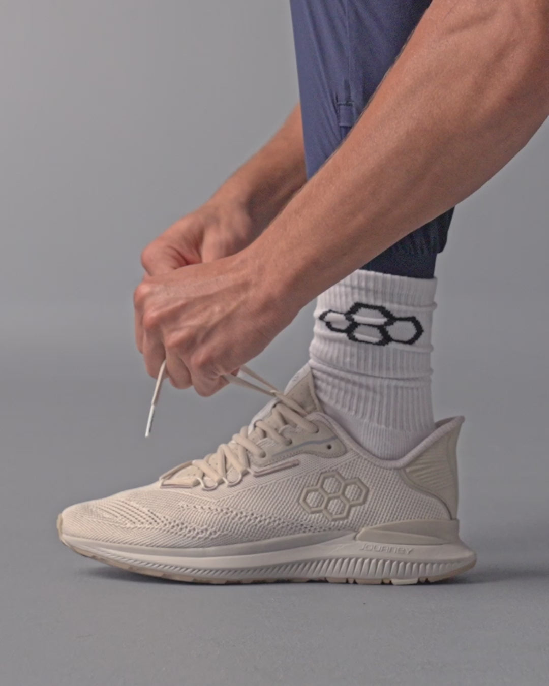 RUDIS Journey Knit Adult Training Shoes - Moonbeam