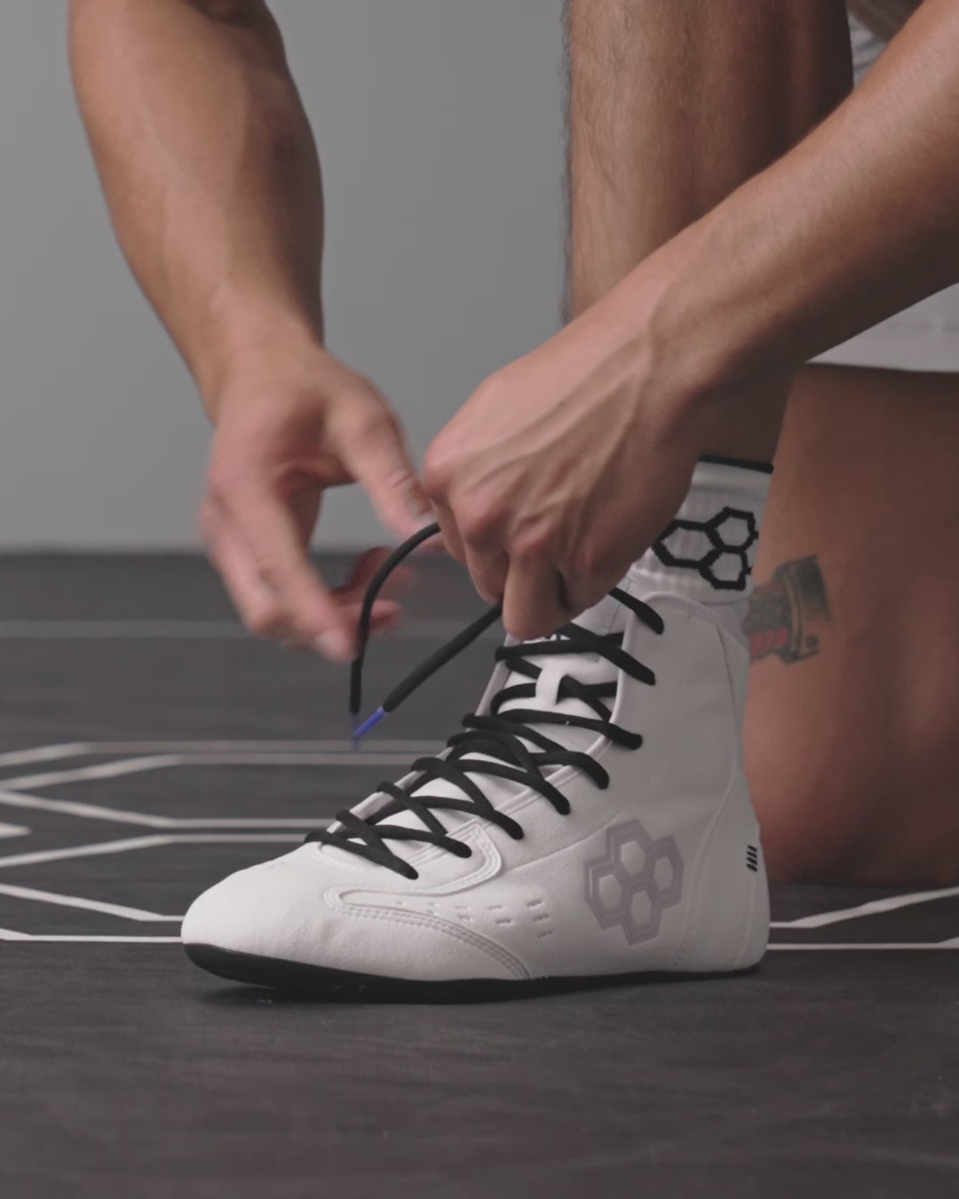 RUDIS International Adult Wrestling Shoes - White