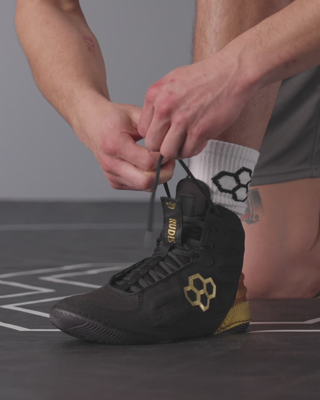 RUDIS JB Ultra Adult Wrestling Shoes - Stealth