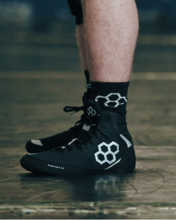 Colt 4.0 adult wrestling shoes in Black Night