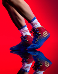 Hildebrandt 2.0 women's wrestling shoes in Wonder Woman