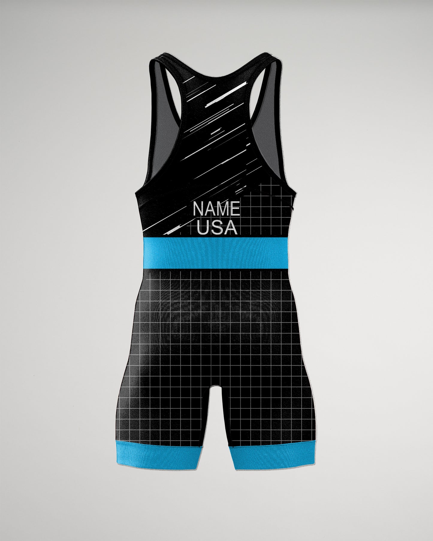 Elite SingletMen'sThe Best Wrestler Blue RUDIS