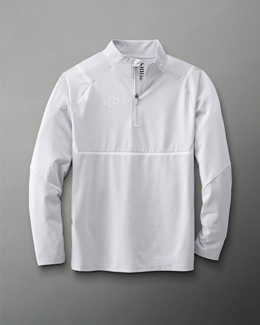 Veste RUDIS Vent Quarter Zip - Gris lunaire