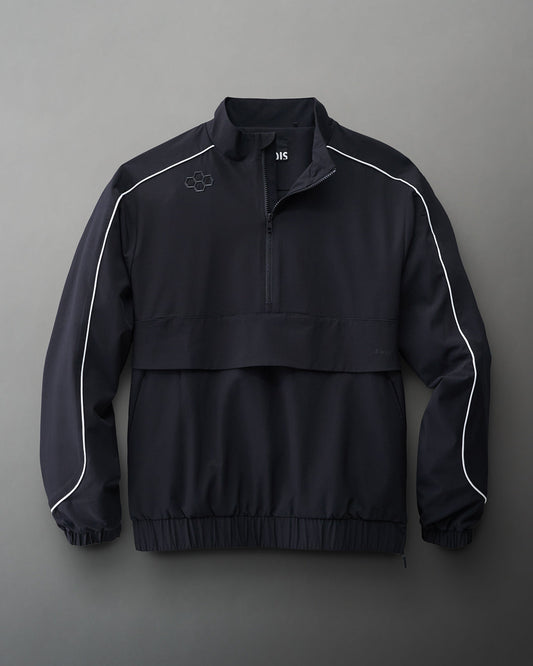 Coupe-vent 1/4 zip RUDIS - Noir