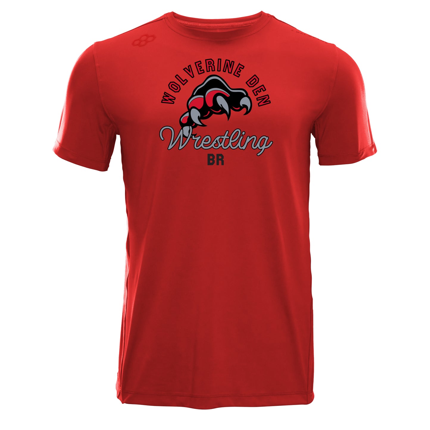 Performance T-Shirt-Unisex--Wolverine Den Wrestling Team Store Red